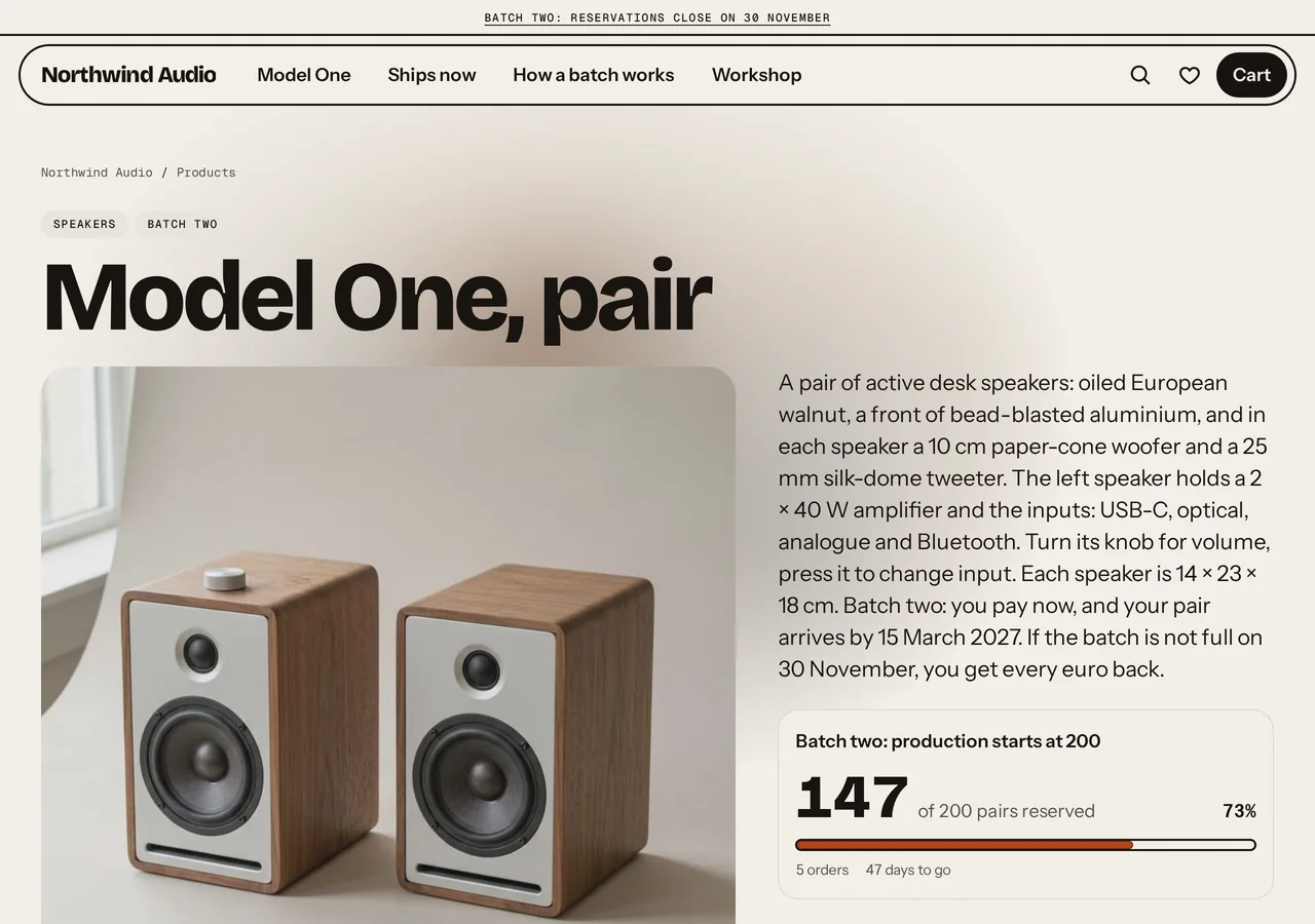 Northwind Audio storefront